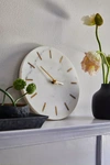 TERRAIN MARBLE + BRASS WALL CLOCK