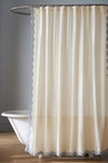 Maeve Scalloped Shower Curtain In Blue