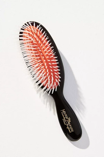 Mason Pearson Pocket Nylon Hairbrush In Brown
