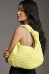 Melie Bianco Brigitte Large Satchel In Yellow