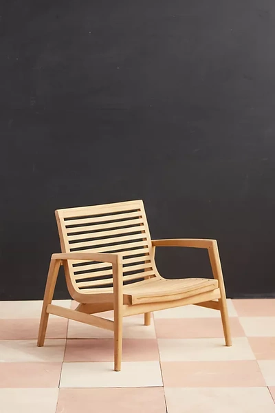 Terrain Mesa Teak Chair In Brown
