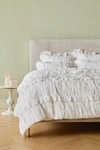 Anthropologie Astride Ruffled Voile Quilt