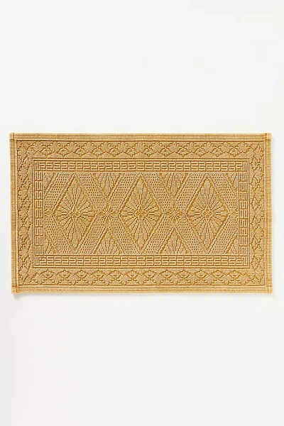 Anthropologie Misona Bath Mat In Yellow