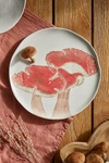 Terrain Mushroom Dinner Plate, Red