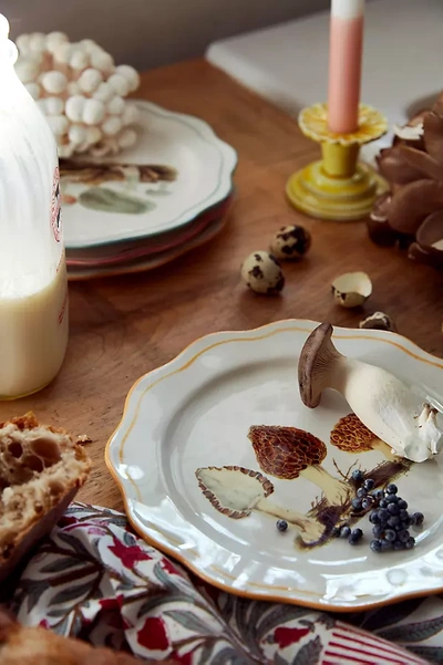 Terrain Mushroom Ceramic Plate