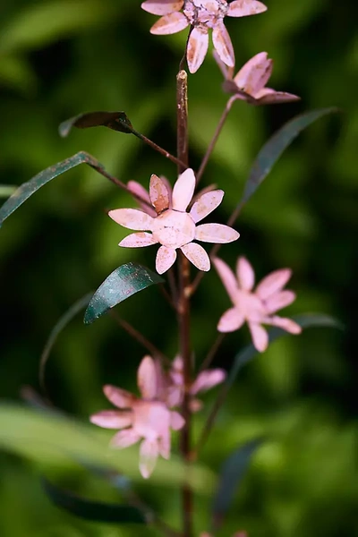 Terrain Multi Flower Iron Stake In Pink