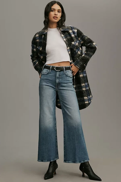 Mother The Hustler Roller Ankle Jeans In Blue