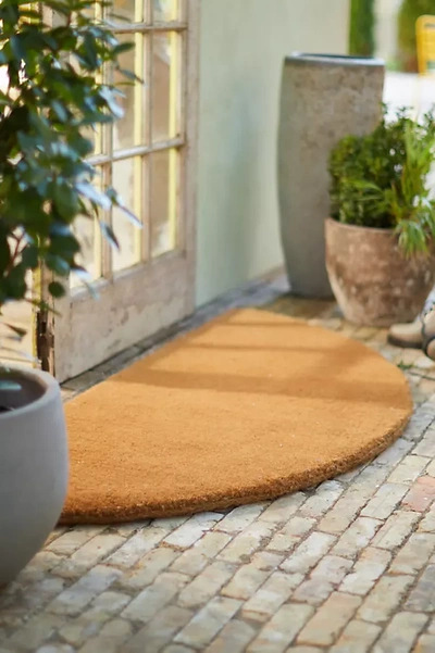 Terrain Natural Coconut Half Moon Doormat