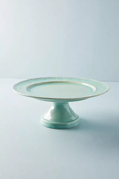 Anthropologie Old Havana Cake Stand In Green