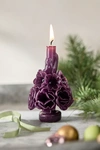 Terrain Oaxacan Floral Taper Candle, Mini In Purple