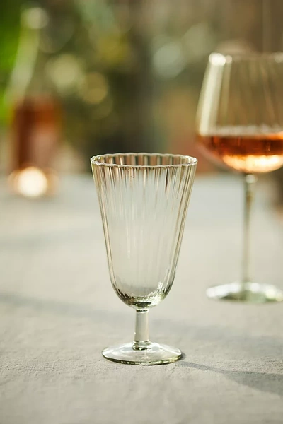 Terrain Optic Water Glass In Transparent