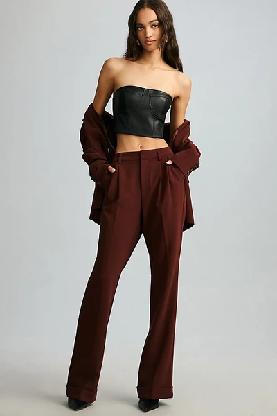 Paige Aracelli Trousers Pants In Brown