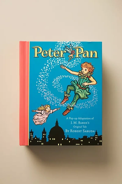 Anthropologie Peter Pan Pop-up Book In Blue