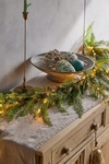 Terrain Pre-lit Faux Cedar Garland, Evergreen 72-108"