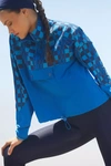 Beach Riot Atticus Moisture Wicking Pullover Jacket In Blue