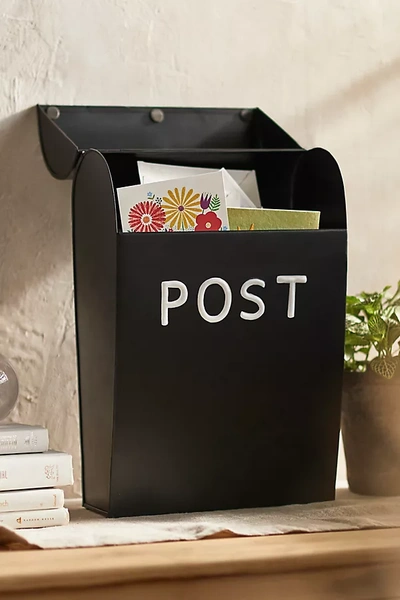 Terrain Post Box In Black