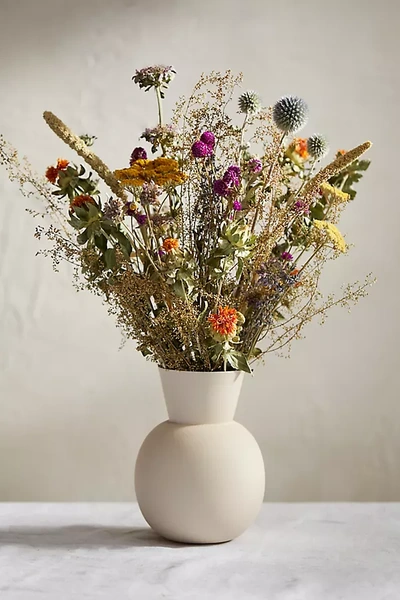Terrain Preserved Fall Perennial Garden Bouquet In White