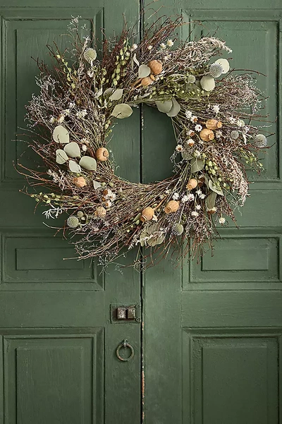 Terrain Preserved Green Bower Wreath In Multi