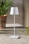 Terrain Rechargeable Led Table Lamp In Gray