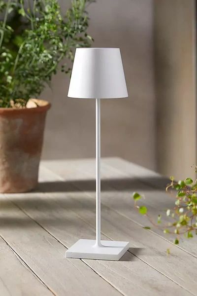 Terrain Rechargeable Led Table Lamp In Gray
