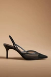 Reformation Whitnee Slingback Heels In Black