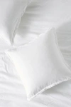 Anthropologie Relaxed Linen-cotton Euro Sham In White