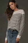 Reformation Cashmere Boyfriend Sweater In Multicolor