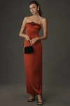 Reformation Womens Sangre Rosette Frankie Rosette Sleeveless Silk Maxi Dress