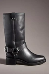 Reformation Francesca Moto Boot In Black