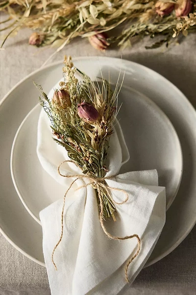 Terrain Right Side Hand Harvest Place Setting Bunches, Set Of 4 In Neutral