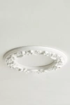 Ekena Millwork Ribbon & Bow Ceiling Medallion In White