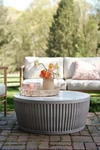 Terrain Ridge Concrete Coffee Table In Gray