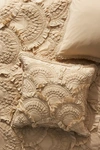 Anthropologie Rivulets Euro Sham In Neutral