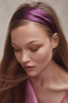 Room Shop Bardot Satin Headband In Purple