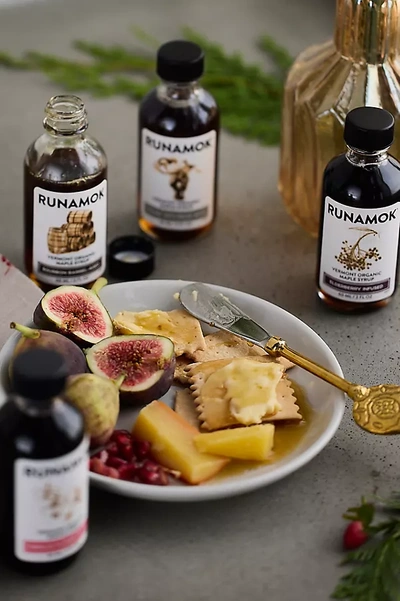 Terrain Runamok Cheese Pairing Maple Syrups, Set Of 4