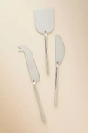 Anthropologie Samson Cheese Knives, Set Of 3 In Metallic