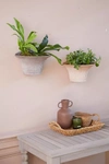 TERRAIN BERGS FLUTED HANGING WALL POT