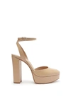 Schutz Mila Platform Heels In Beige