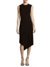 DKNY Asymmetrical Layered Dress,0400093496978