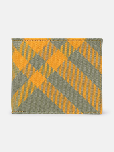 Burberry Yellow Wool Blend Wallet
