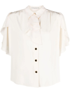ALESSANDRA RICH SHIRT WITH KNOT