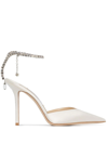 JIMMY CHOO SAEDA BACK STRAP PUMPS