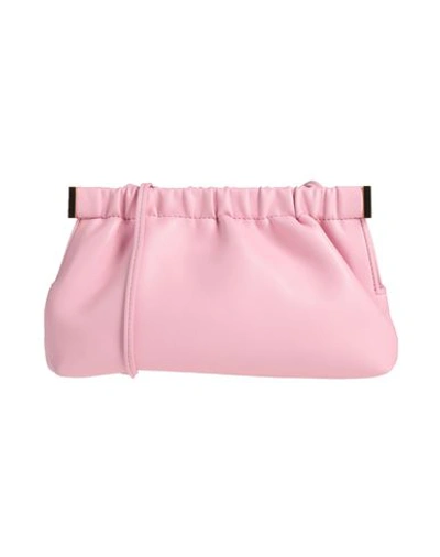 Nanushka Woman Handbag Pink Size - Soft Leather
