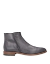 TOD'S TOD'S MAN ANKLE BOOTS LEAD SIZE 7 SOFT LEATHER