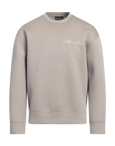 Emporio Armani Man Sweatshirt Dove Grey Size Xxl Modal