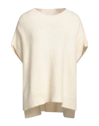 Stella Mccartney Woman Sweater Cream Size 10-12 Alpaca Wool In White