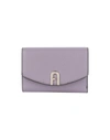 FURLA FURLA FURLA PRIMULA M COMPACT WALLET WOMAN WALLET MAUVE SIZE - LEATHER