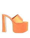 Gcds 170mm Platform Sandals In Orange