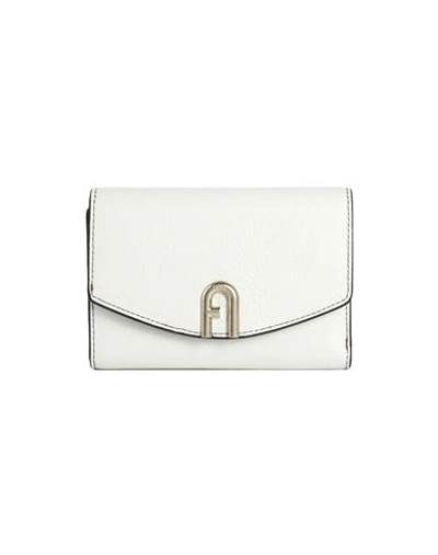 Furla Woman Wallet Light Grey Size - Leather