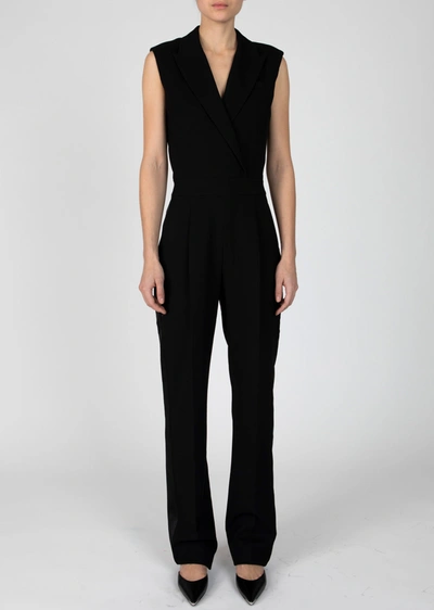 Derek Lam 10 Crosby Merrill Sleeveless Blazer Jumpsuit In Black